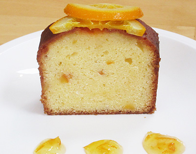 まるなかふぇ　今月のスイーツ　オレンジのパウンドケーキ